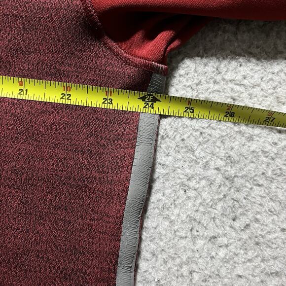 Iowa State Cyclones Jacket Mens Large Red Nike 1/4 Zip Football ISU Dri-Fit - Picture 12 of 13